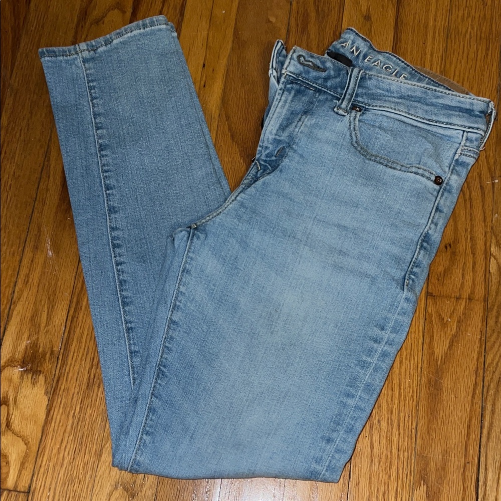 American Eagle Outfitters Men’s Light Blue Skinny Jeans